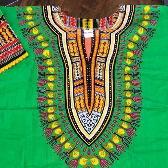 Big Mama Dakishi shirt lime green one size NWOT - Picture 2 of 8